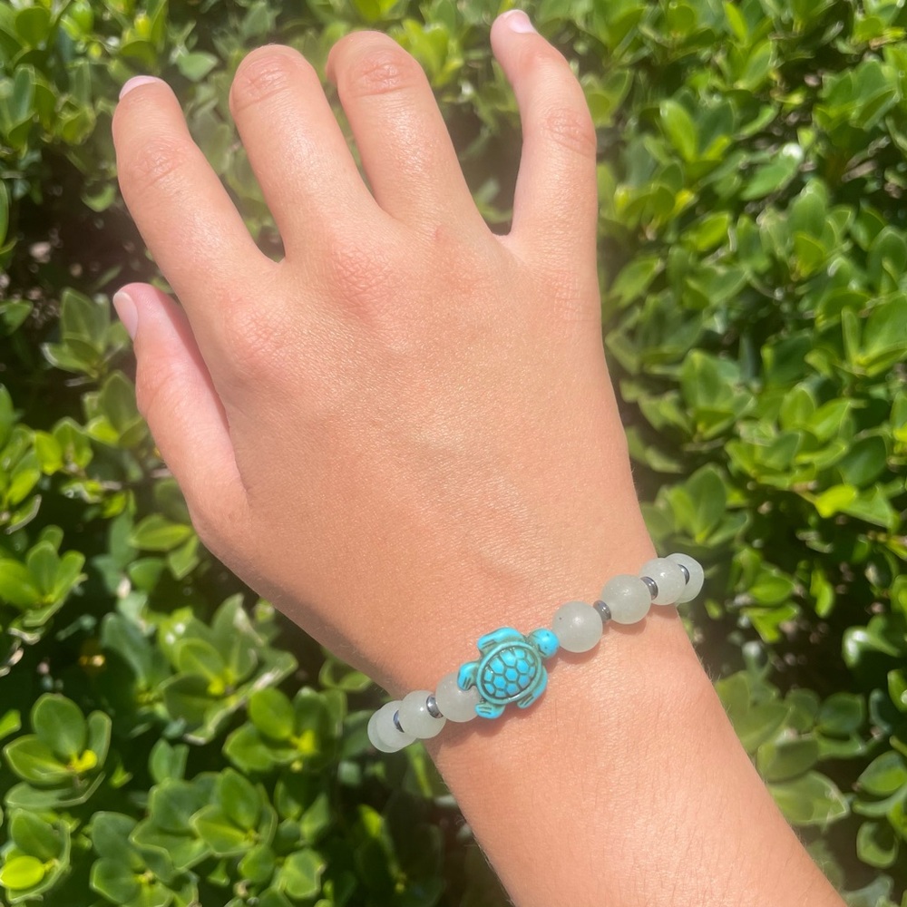 Handmade Seafoam Shoreline Bracelet